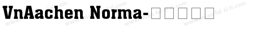 VnAachen Norma字体转换
